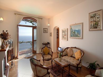 Living room open to terrace