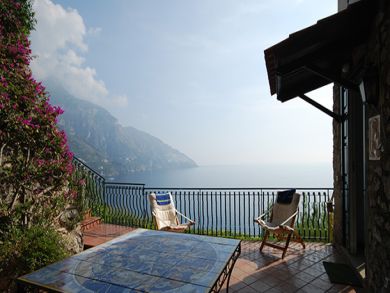 Terrace with full sea views