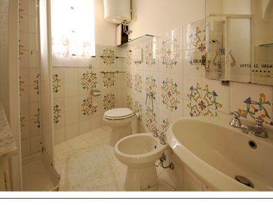 Bathroom with walk-in shower