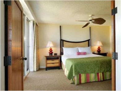 Bedroom with king bed