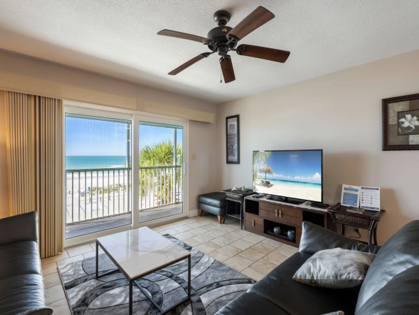 Two Bedroom Bradenton Beach Condo Gulf-Front