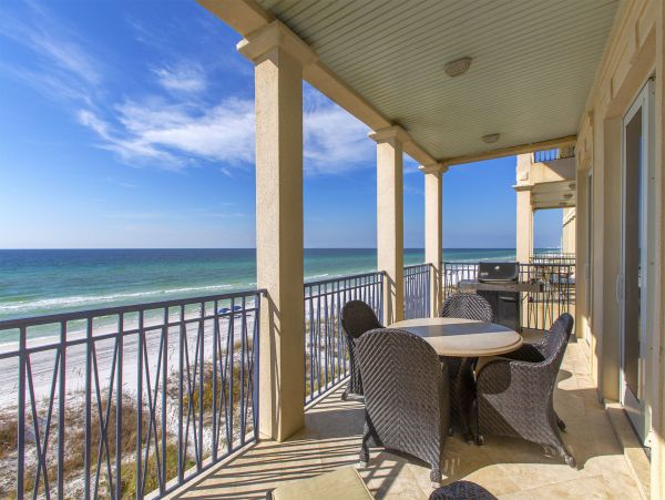 Miramar Beach Four Bedroom Gulf Front Luxury Vacation Home