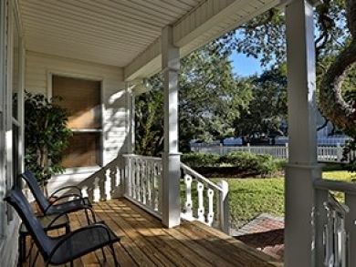 Porch with outdoor chairs