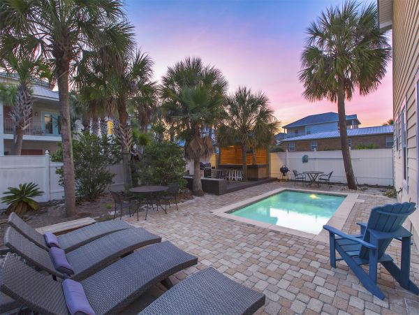 Luxury Miramar Beach Vacation Home  6-Bedroom Rental Private Pool & Tiki Bar