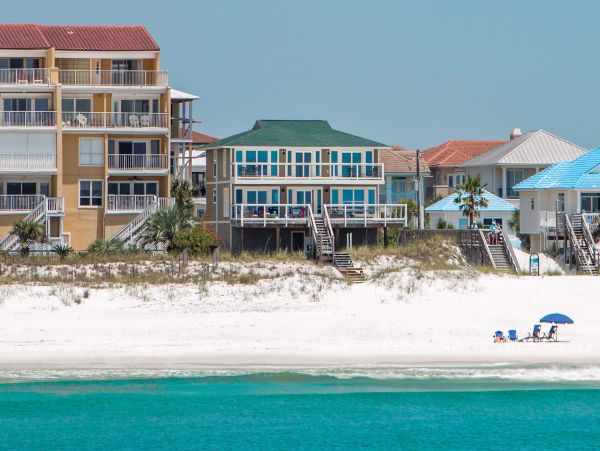 Luxury Four Bedroom Rental Sleeps 12 Beach side Home