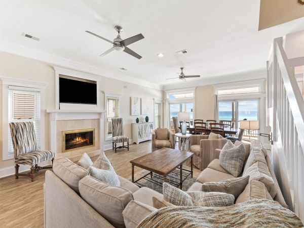 Gulf-front Miramar Beach Luxury Vacation Rental Four Bedrooms