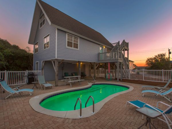 Scenic 30 A Vacation Home with Pool and Steps to the Beach