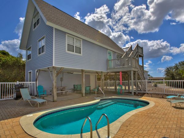 Scenic 30 A Vacation Home with Pool and Steps to the Beach
