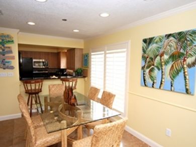 Kitchen with breakfast bar & dining area