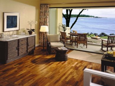 Living & dining area with beautiful view