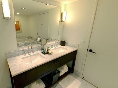 Sample bathroom with tub & shower