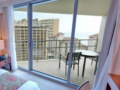 Partial ocean view balcony
