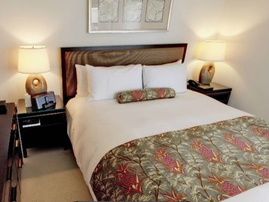 Bedroom with king bed