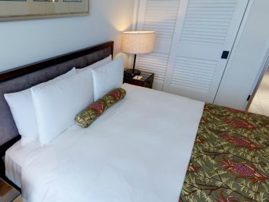 Bedroom with king bed