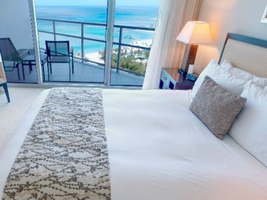 Guest bedroom with balcony