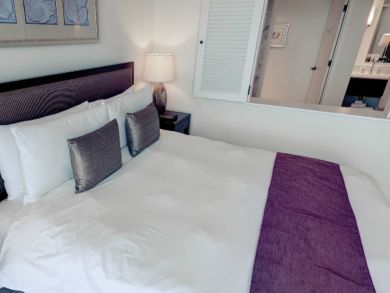 Master bedroom with king bed