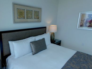 Master bedroom with king bed