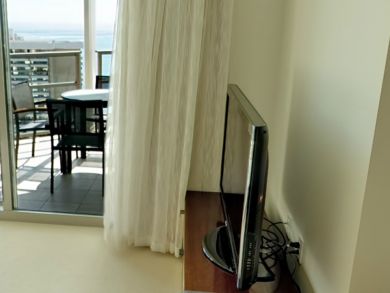 Flat screen TV in living room