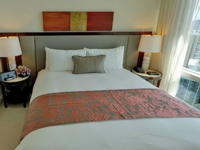 Bedroom with king bed