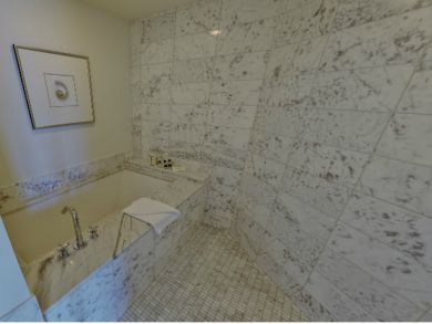 Separate tub & shower