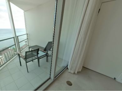 Guest bedroom balcony