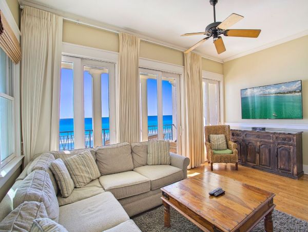 Gulf Front Home in Miramar Beach Gulf View Sleeps 8 Guests