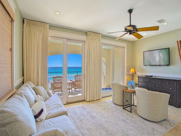 Gulf Front Home in Miramar Beach Gulf View Sleeps 8 Guests