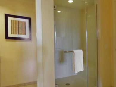 Separate walk-in shower