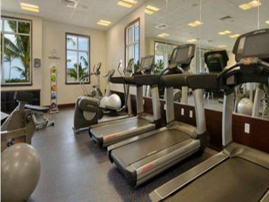 On site fitness facilities