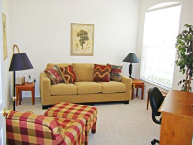Den with desk & pull out queen sleeper sofa Den with desk & pull out queen sleeper sofa