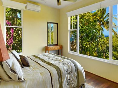 Master bedroom with king bed