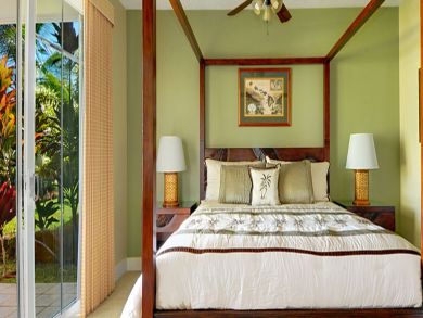 Master bedroom with king bed