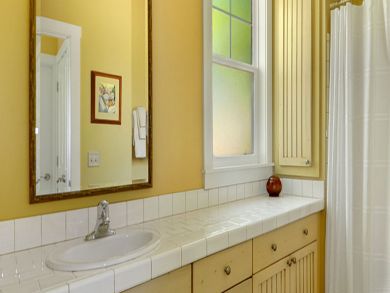 Bathroom with tub and shower