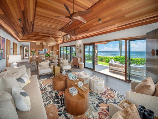 Oceanfront Escape with Private Pool & Direct Beach Main & Guest House