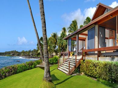 Beautiful home right on the beach