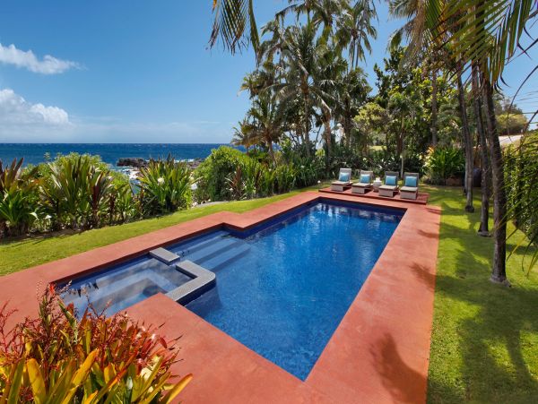 Poipu Three Bedroom Extraordinary Beachfront Home