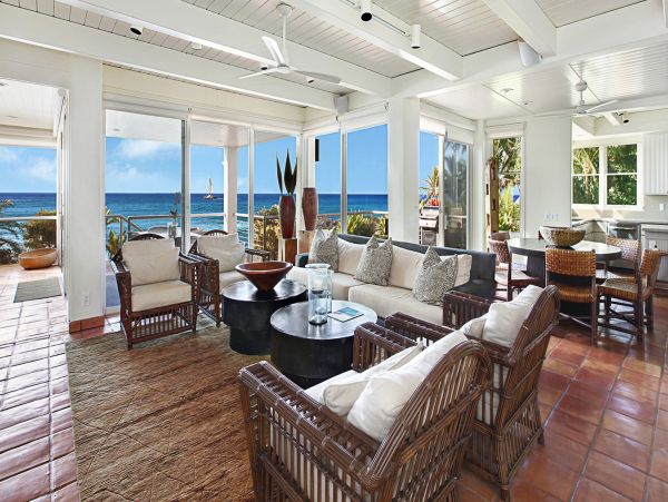 Poipu Three Bedroom Extraordinary Beachfront Home