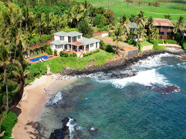 Poipu Three Bedroom Extraordinary Beachfront Home