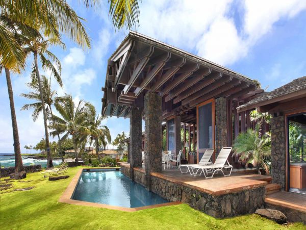 Luxury Four Bedroom Kauai Rental Home with Pool