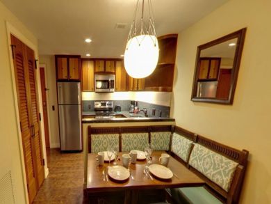 Sample kitchen & dining area