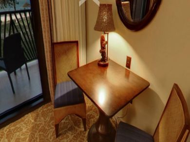 Sample dining area