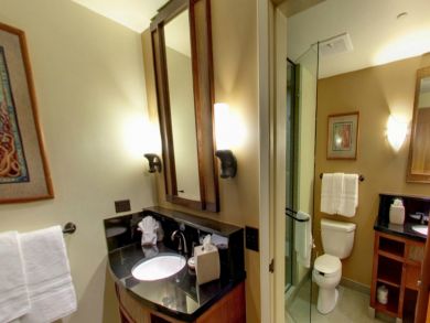 Bathroom with walk-in shower