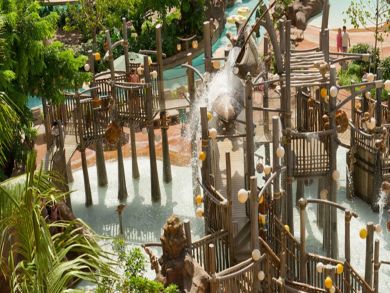 Water play area