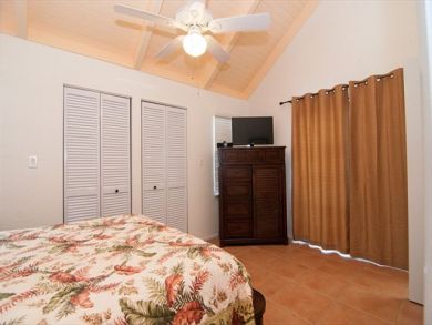 Master bedroom with TV