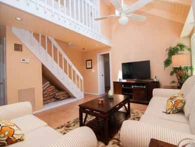 Stairway to upper level