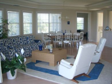Open plan living space