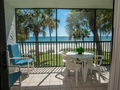 Balcony with outdoor furniture