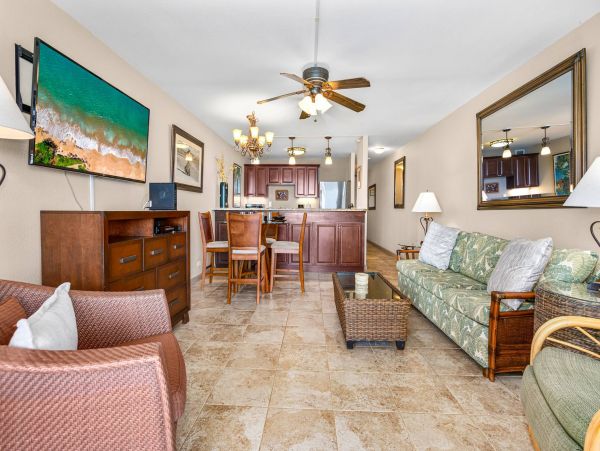 Kahana One Bedroom Rental with Fantastic Oceanfront Views