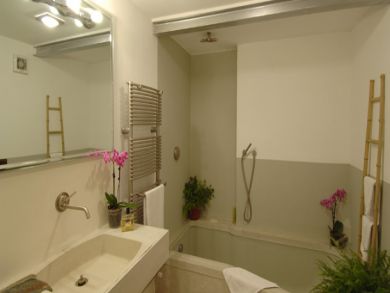Bathroom with tub & shower
