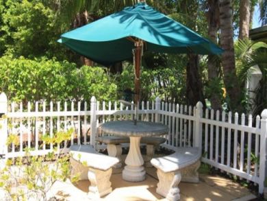 Outdoor sitting area